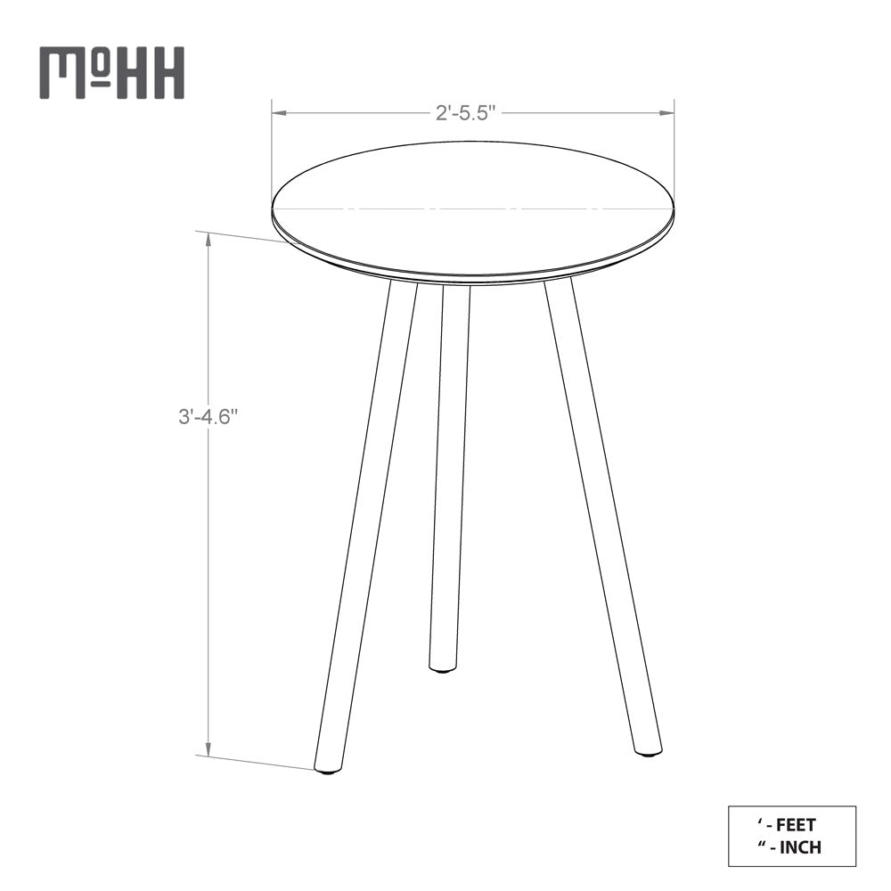 Senna Bar Table - Round