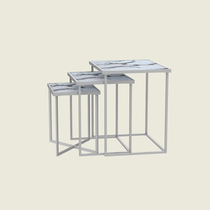 Regal Nesting Tables - Blanco