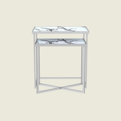 Regal Nesting Tables - Blanco