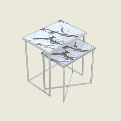 Regal Nesting Tables - Blanco