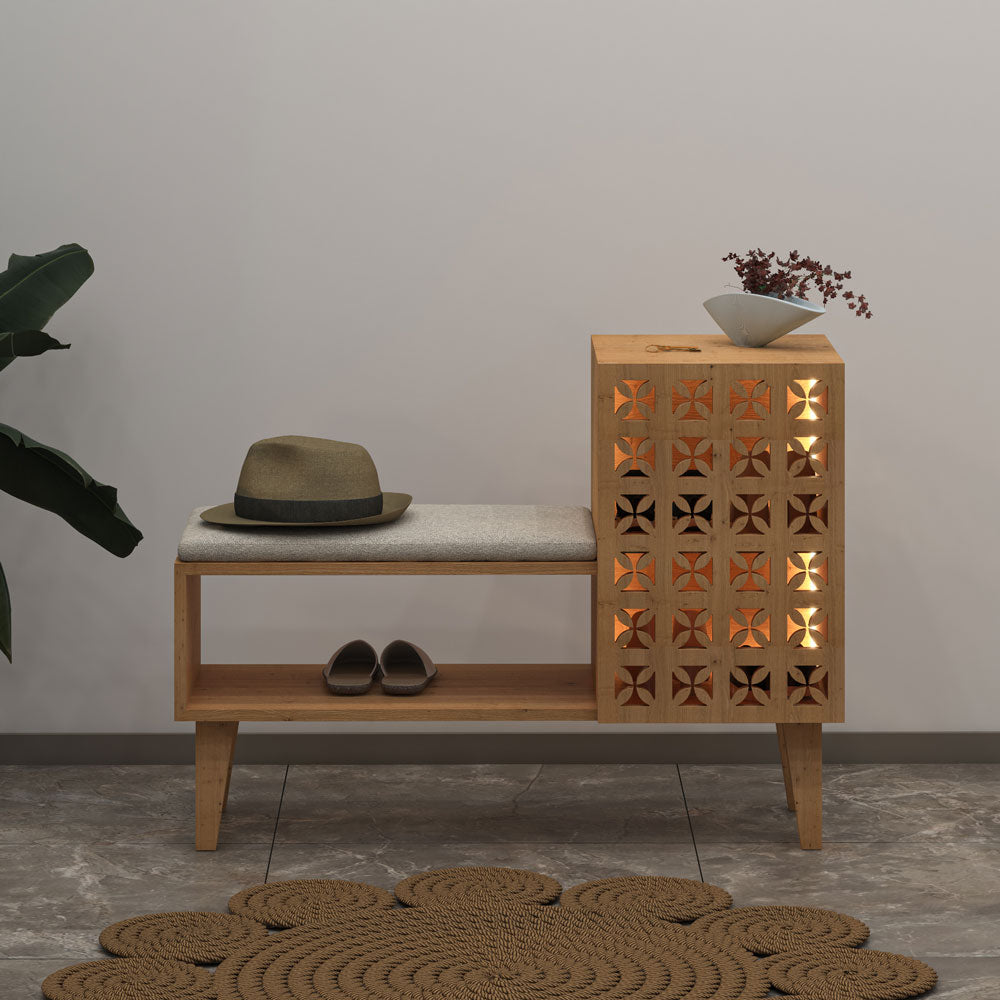 Shizen Shoe Rack with Seating