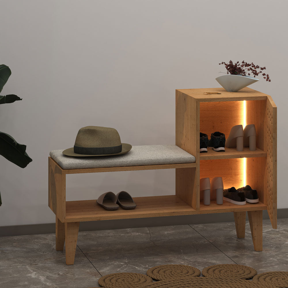 Shizen Shoe Rack with Seating