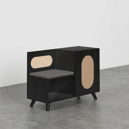 Euclid Shoe Rack with Seating