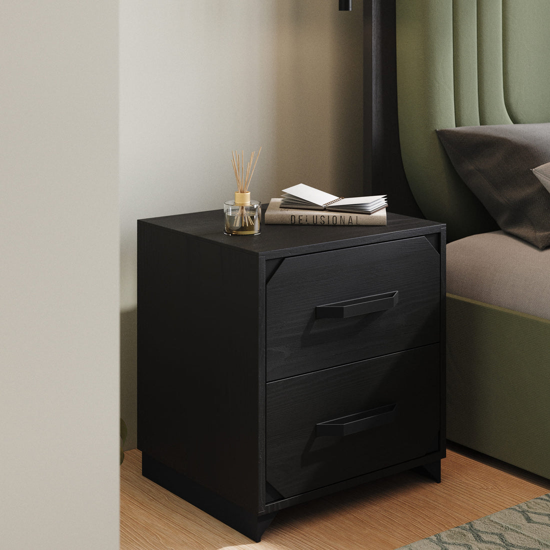Trinacria Bedside Table