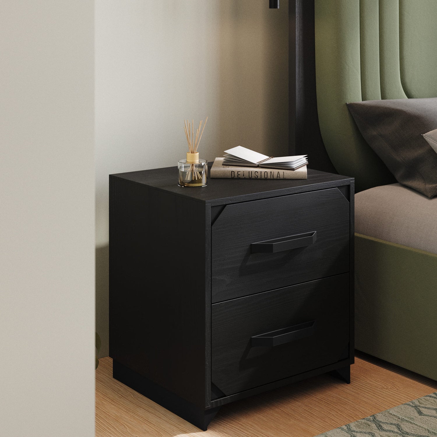Trinacria Bedside Table