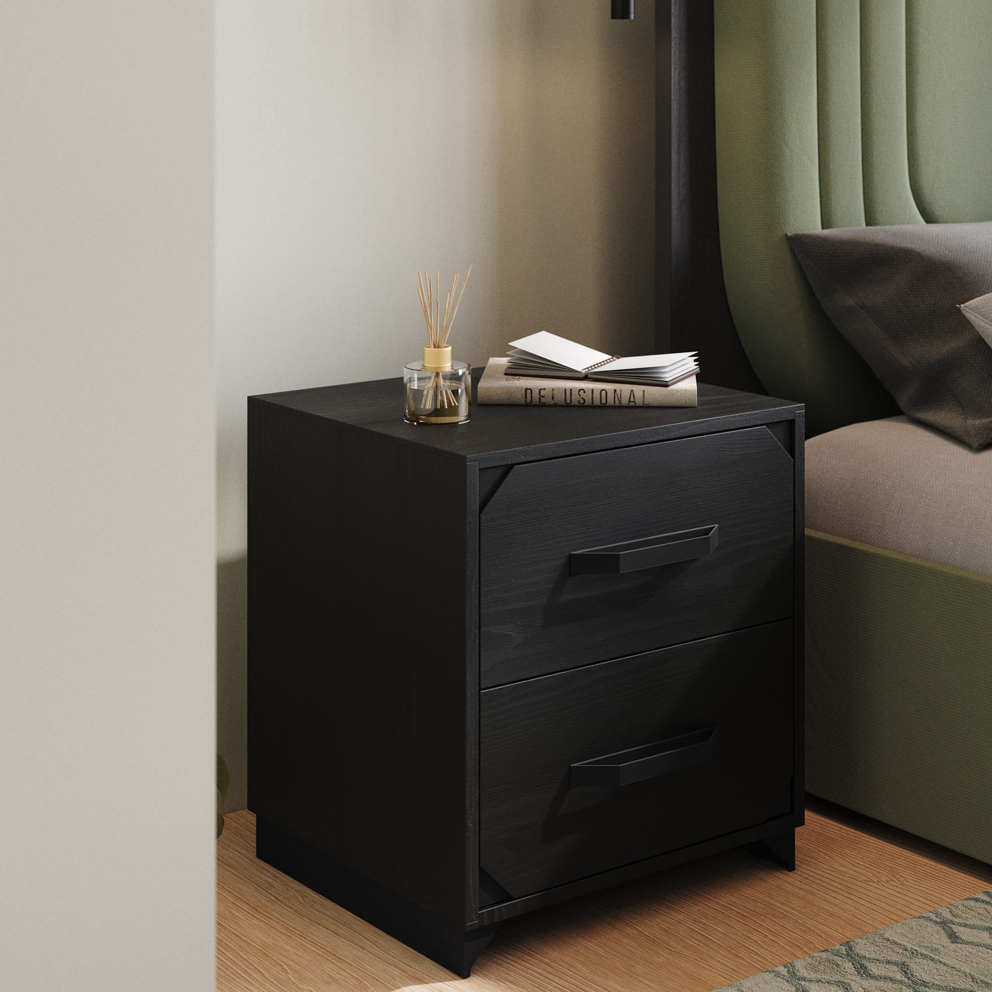 Trinacria Bedside Table