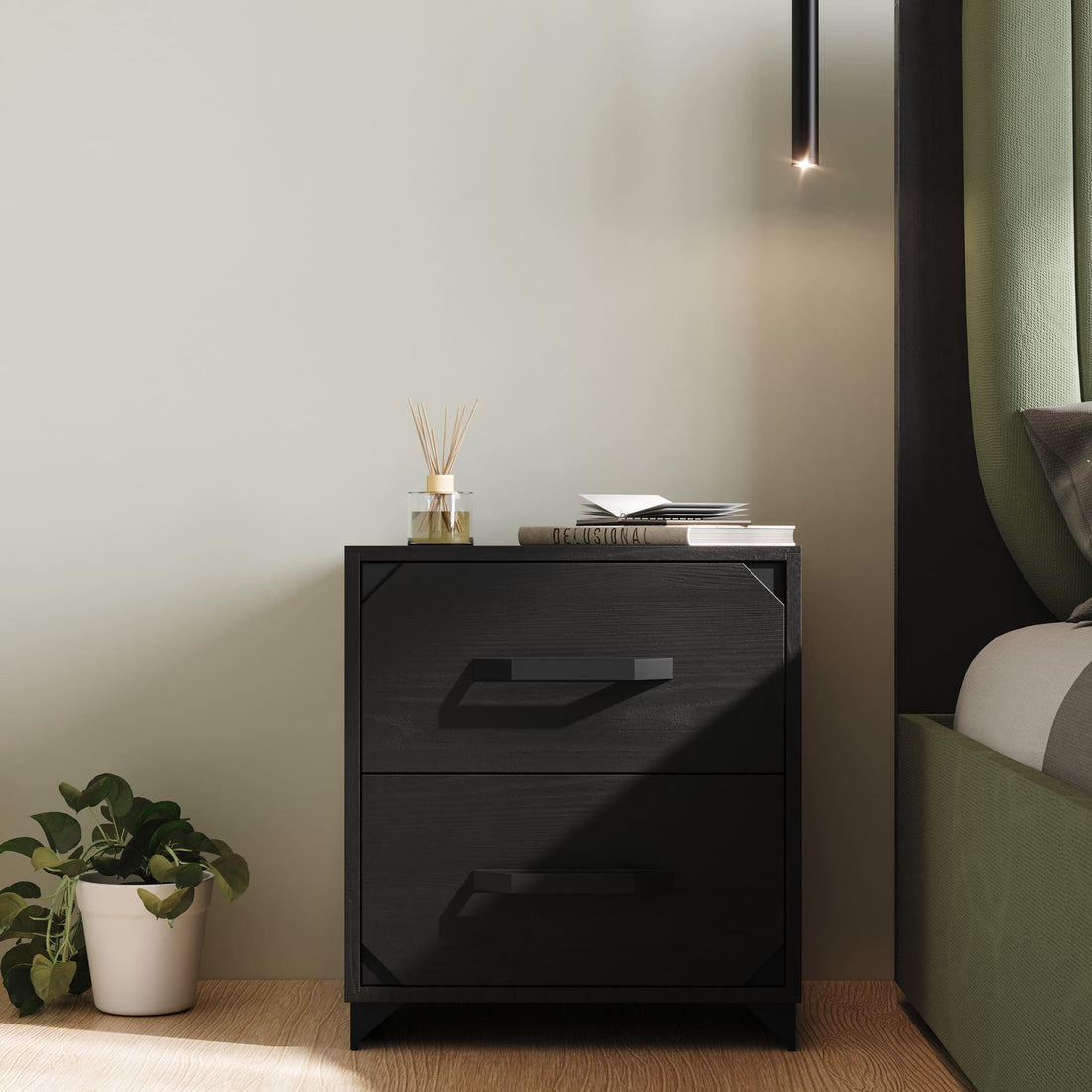 Trinacria Bedside Table