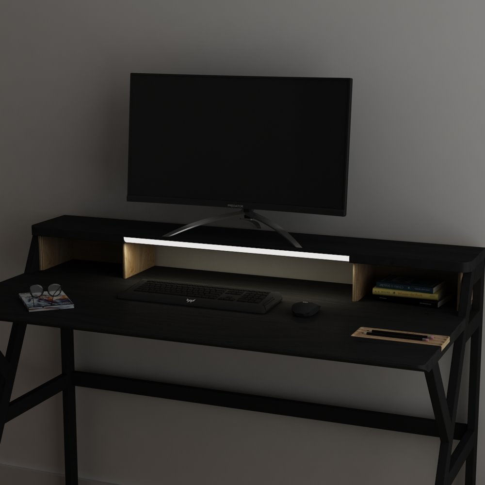 Twain Study Table With LED