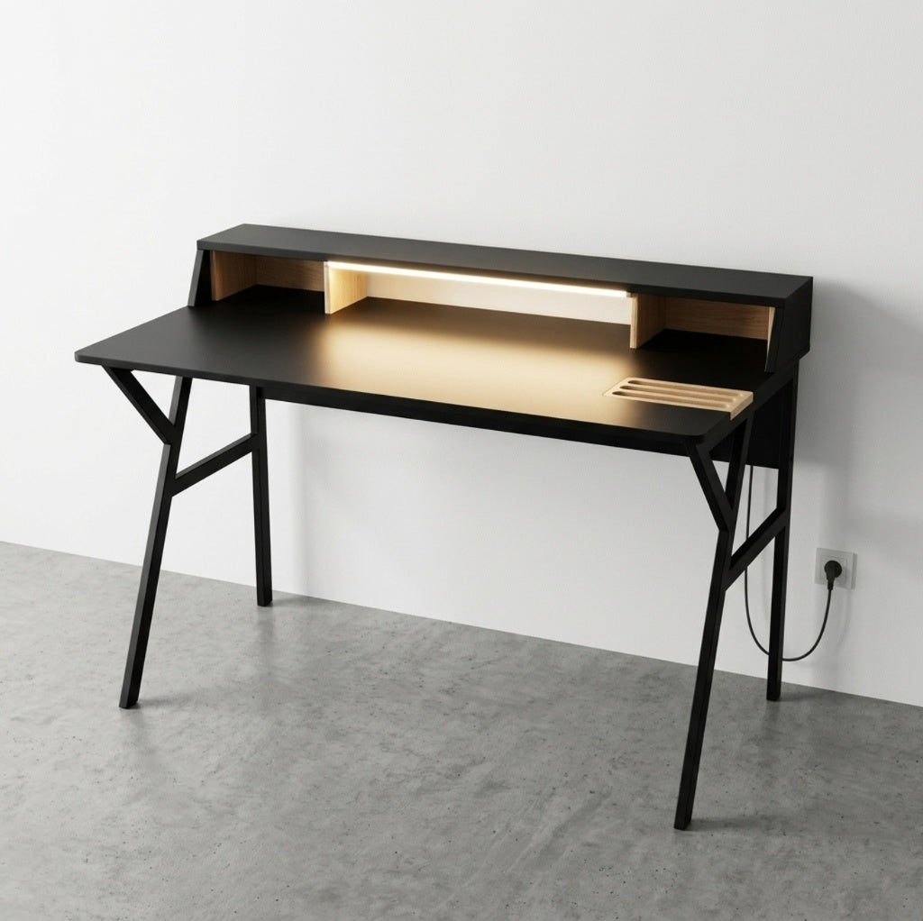 Twain Study Table with LED