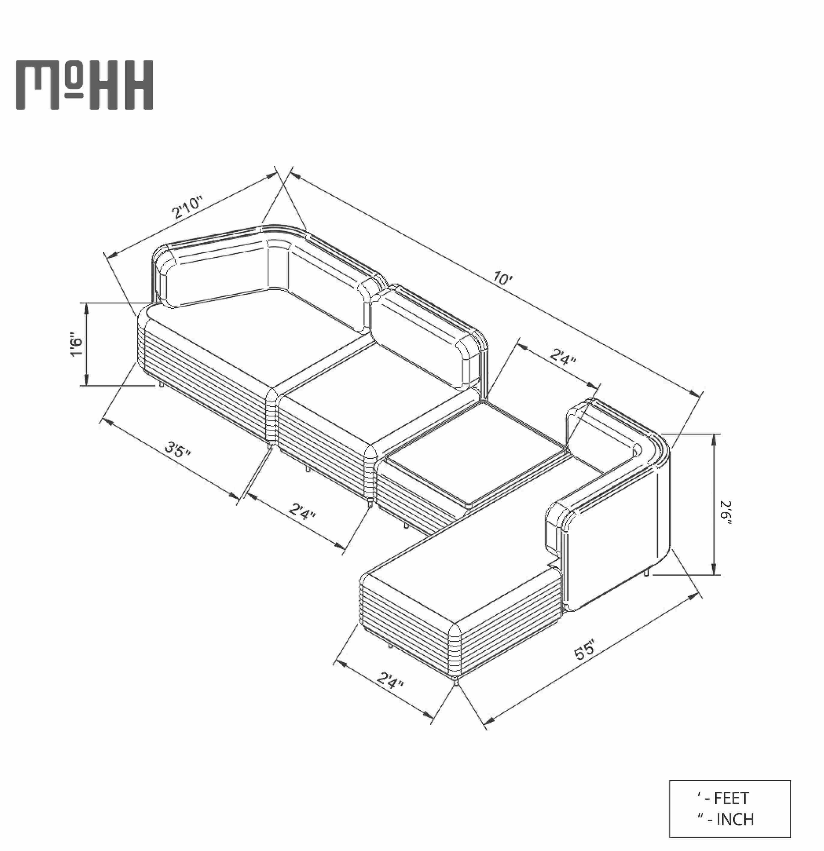 Veda Sectional Sofa