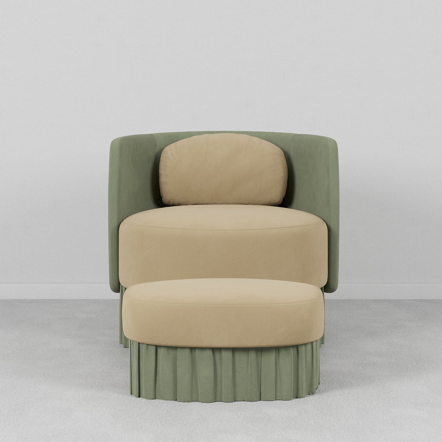 Velour Lounge Chair