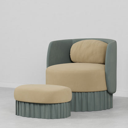 Velour Lounge Chair