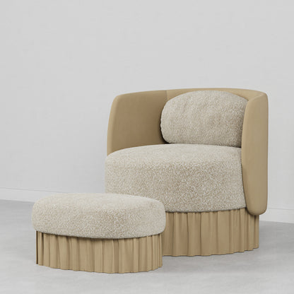 Velour Lounge Chair