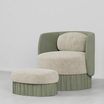 Velour Lounge Chair