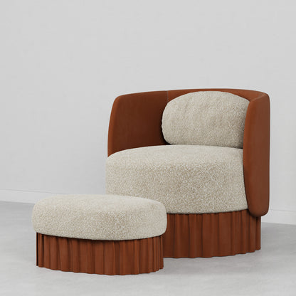 Velour Lounge Chair
