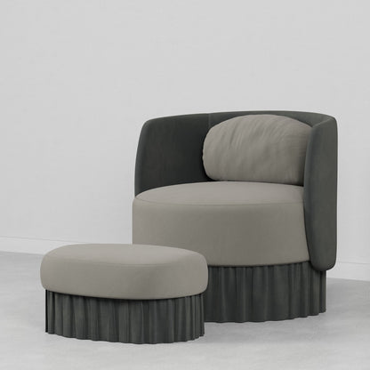 Velour Lounge Chair