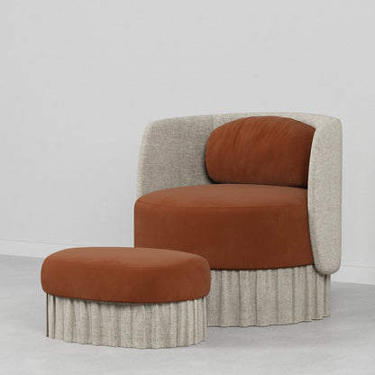 Velour Lounge Chair