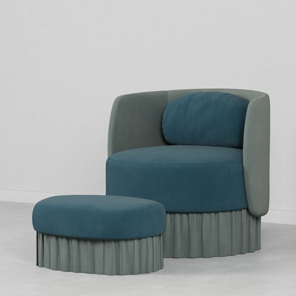 Velour Lounge Chair