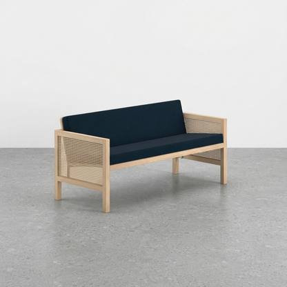 Euclid Wooden 2-Seater Sofa