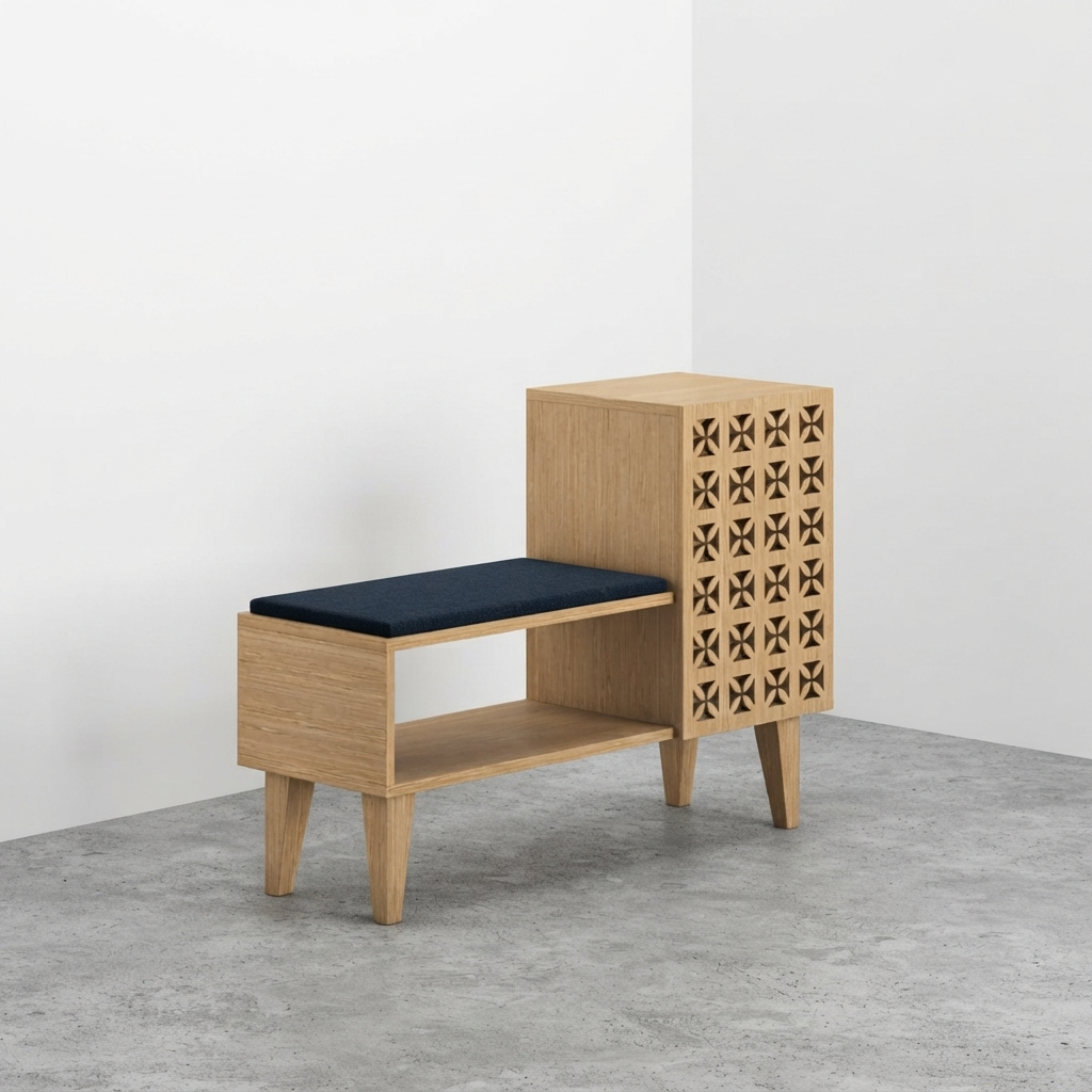 Shizen Shoe Rack with Seating