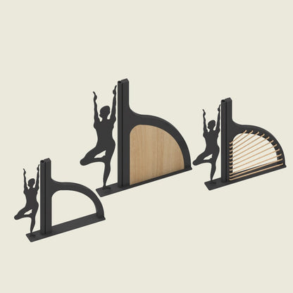 WB Décor Piece with Yoga Pose – Set of 3