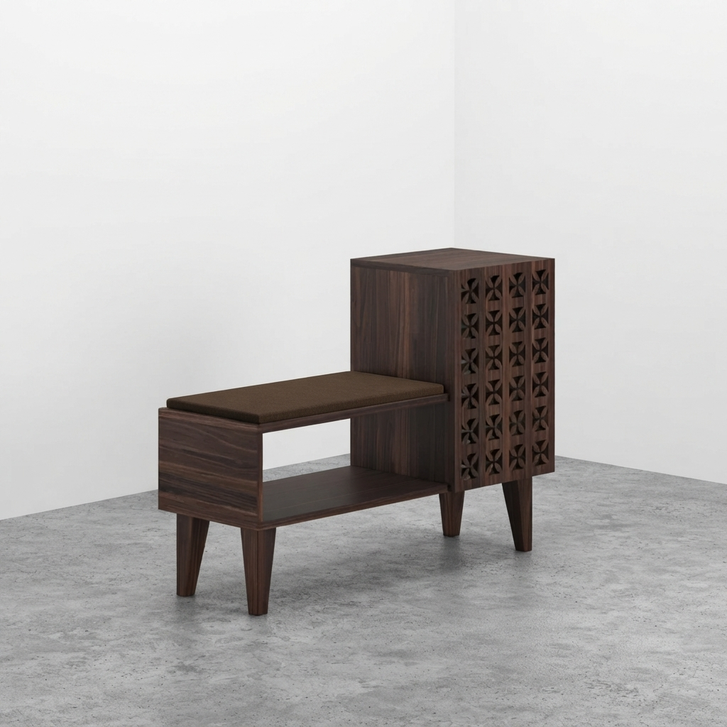 Shizen Shoe Rack with Seating