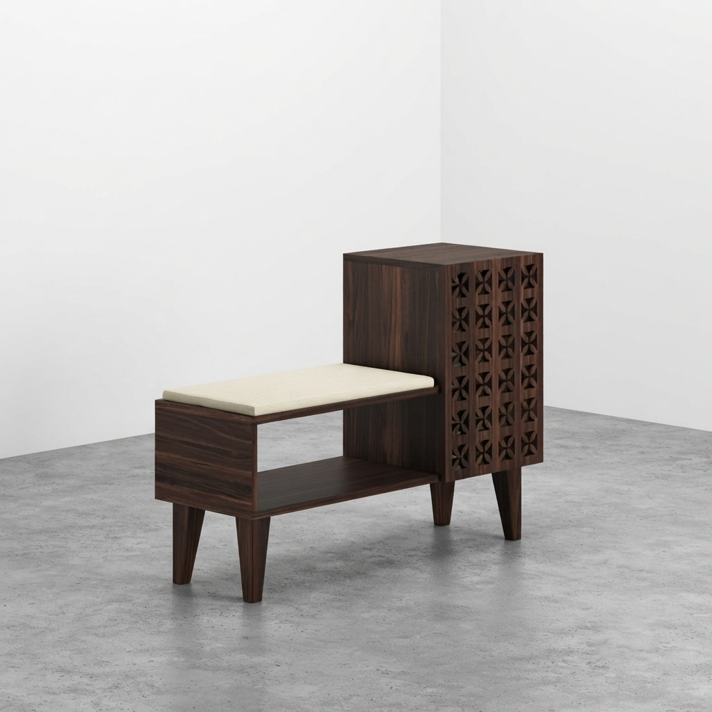 Shizen Shoe Rack with Seating