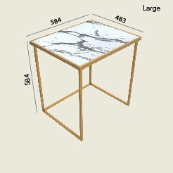 Regal Nesting Tables - Blanco