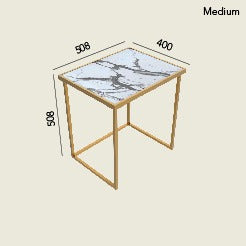 Regal Nesting Tables - Blanco