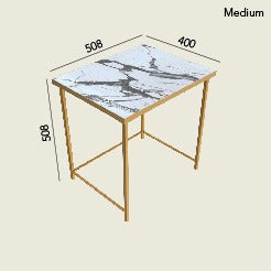 Noble Nesting Tables - Blanco