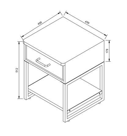 Bett Seite Side Table - Small