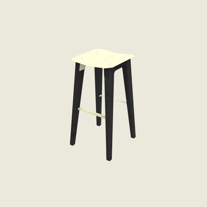 Akaei Outdoor Bar Stool - Black Stained